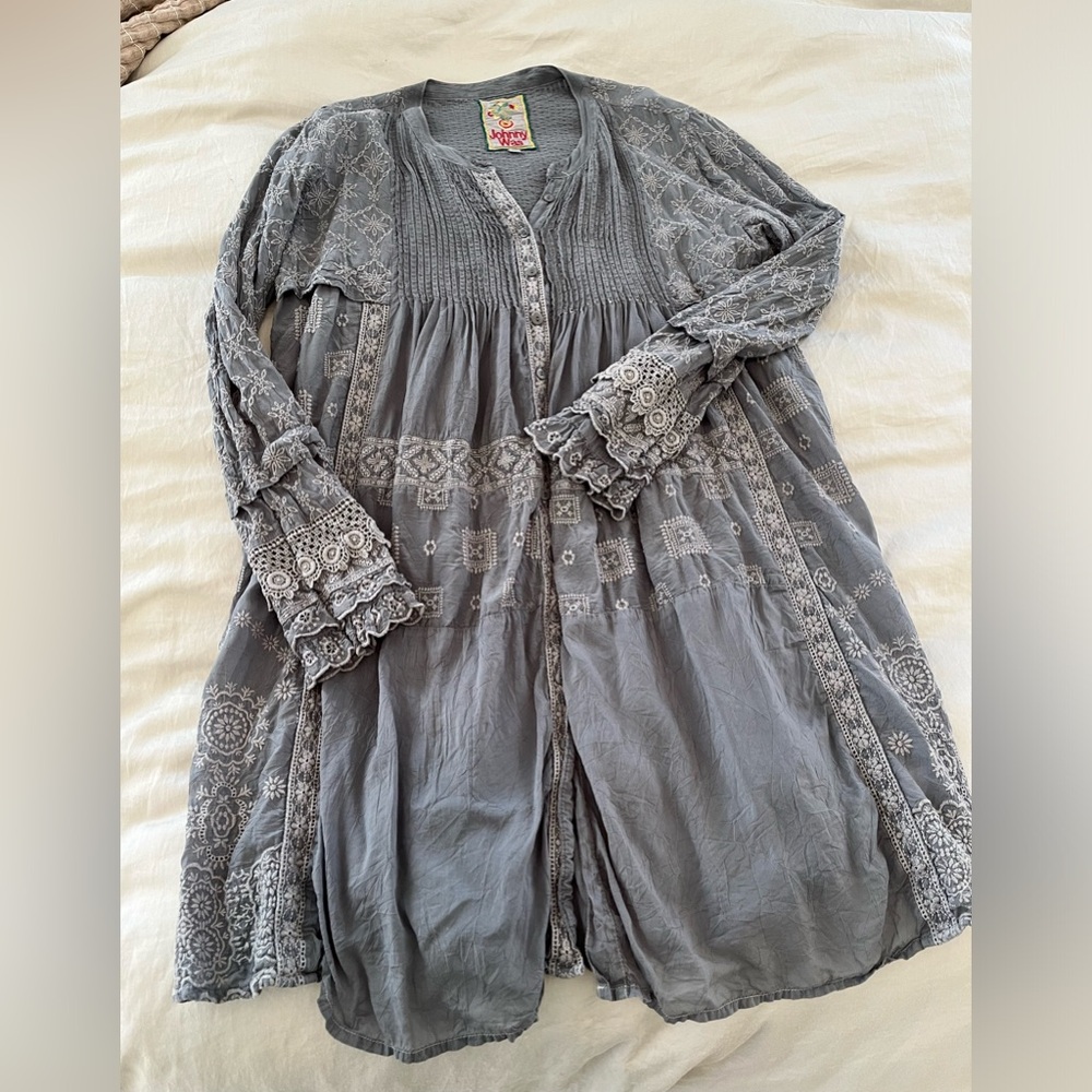 Johnny Was shirt dress